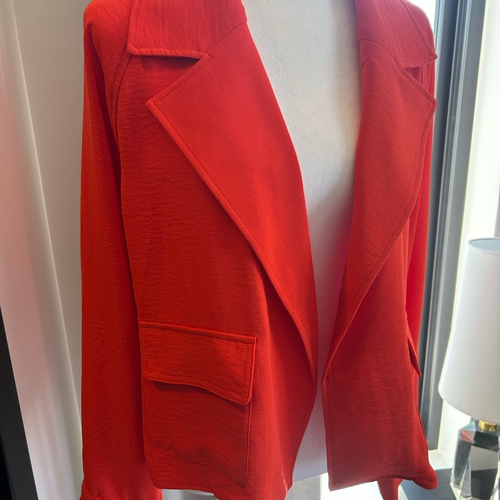 Women's Vibrant Orange Jacket - Picture 1 of 4